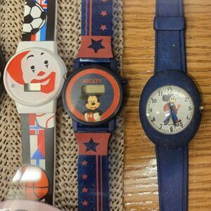 PICK A WATCH .. VINTAGE.. COLLECTIBLE.. RONALD McDONALD .. DISNEY ..MICKEY MOUSE